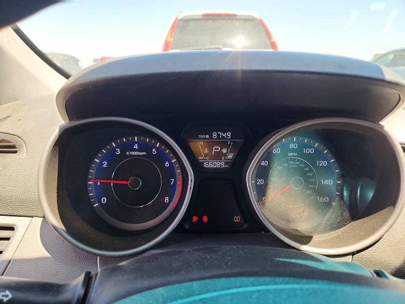 2014 Hyundai VIN KMHDH4AE8EU203192 COPART salvage auction — FRONT END, Ca - Salvage Certificate, sold $925 on 2026-07-06 (photo 9)