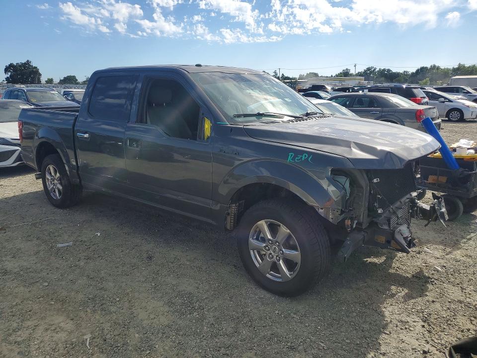 2018 Ford F-150 VIN 1FTEW1CP7JKD69477 COPART salvage auction — FRONT END, Ca - Salvage Certificate, sold $7,600 on 2026-07-02 (photo 4)