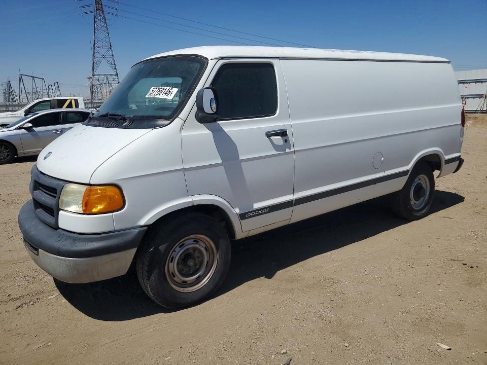 1998 Dodge Ram van VIN 2B7JB21Y7WK144862 COPART salvage auction — MINOR DENT/SCRATCHES, CA - DIS/DLR/EXP ONLY CLEAN TITLE, sold $425 on 2026-07-20 (photo 1)