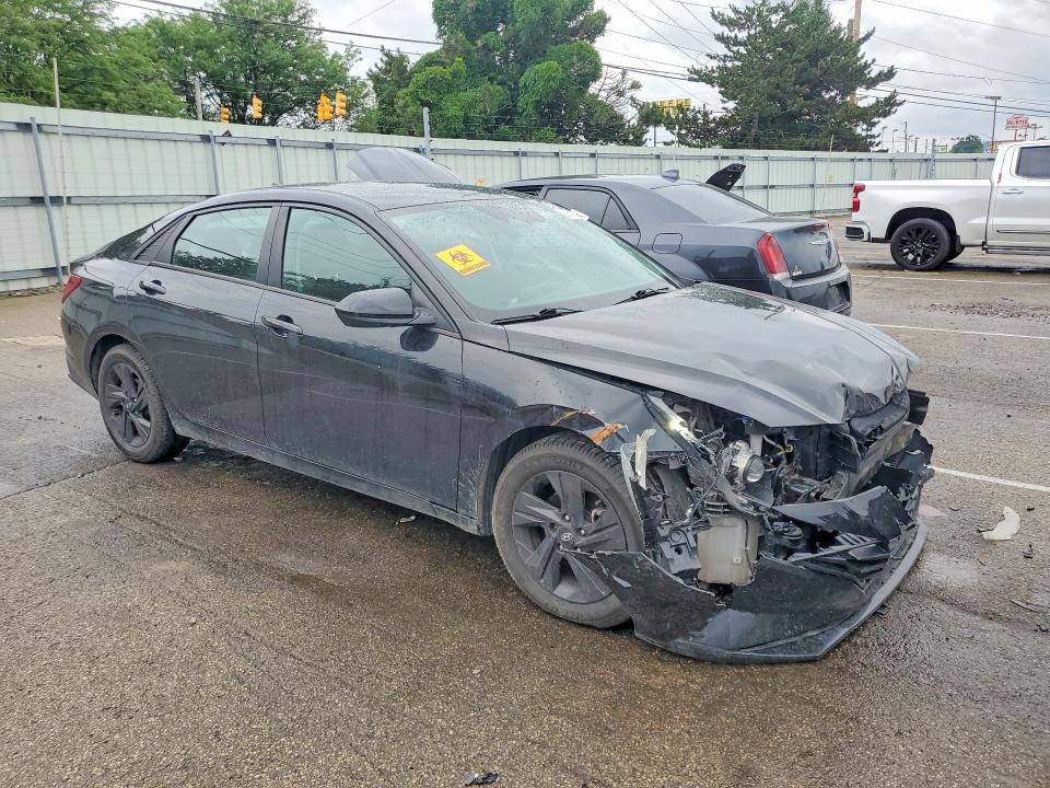 2022 Hyundai Elantra VIN 5NPLM4AG1NH075109 COPART salvage auction — FRONT END, OH - CERT OF TITLE-SALVAGE, sold $3,150 on 2026-07-17 (photo 4)
