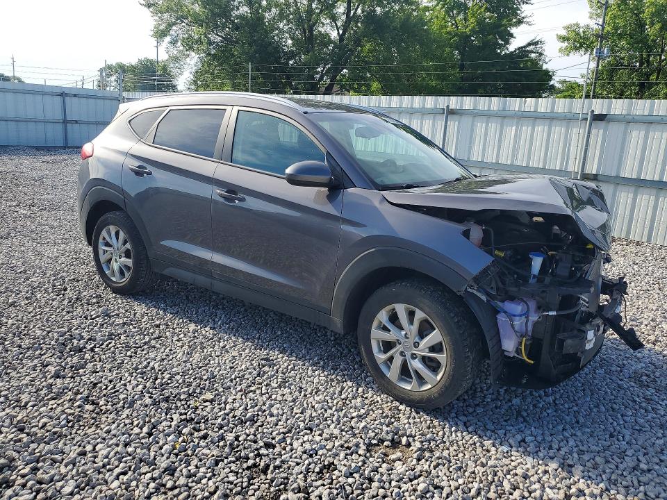 2021 Hyundai Tucson VIN KM8J3CA42MU388731 COPART salvage auction — FRONT END, Oh - Cert Of Title-Salvage, sold $5,100 on 2026-07-24 (photo 4)