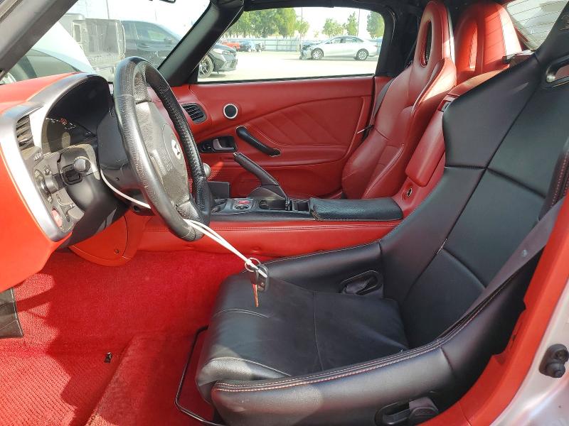 2002 Honda S2000 VIN JHMAP114X2T004077 COPART salvage auction — FRONT END, CA - SALVAGE CERTIFICATE, sold $4,200 on 2026-07-17 (photo 7)