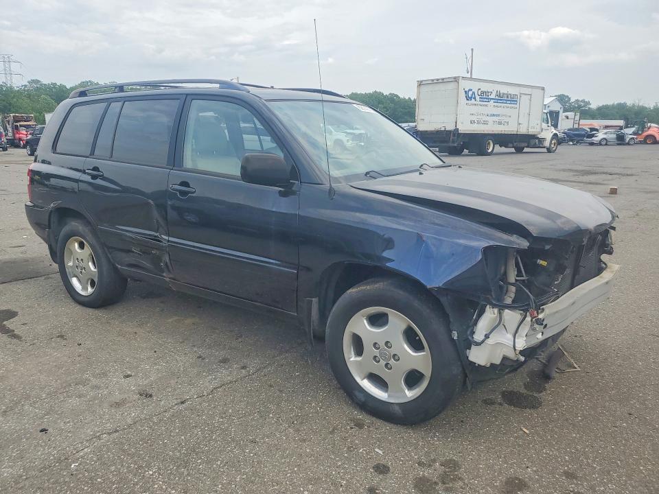 2006 Toyota Highlander VIN JTEEP21A560149741 COPART salvage auction — FRONT END, NJ - CERTIFICATE OF TITLE, sold $750 on 2026-07-28 (photo 4)
