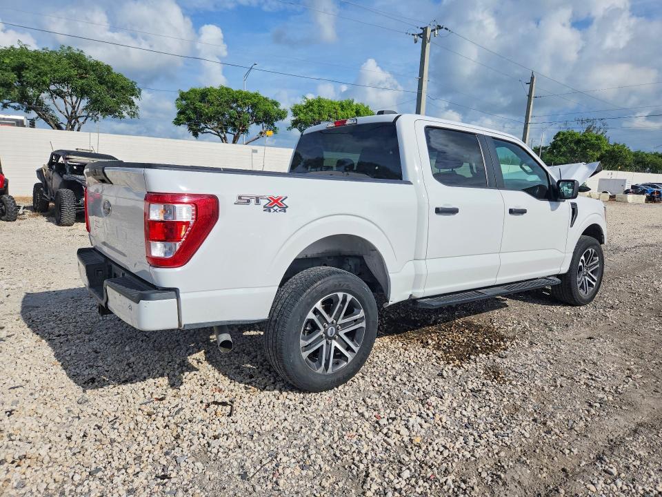 2023 Ford F-150 lightning VIN 1FTFW1E58PKE73789 COPART salvage auction — FRONT END, Fl - Certificate Of Destruction, sold $7,000 on 2026-07-22 (photo 3)