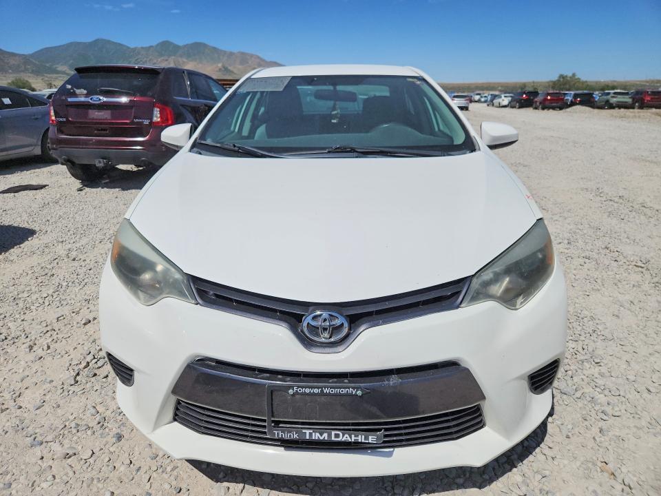 2016 Toyota Corolla VIN 5YFBURHE7GP378270 COPART salvage auction — MINOR DENT/SCRATCHES, Ut - Salvage Certificate, sold $4,550 on 2026-07-31 (photo 5)