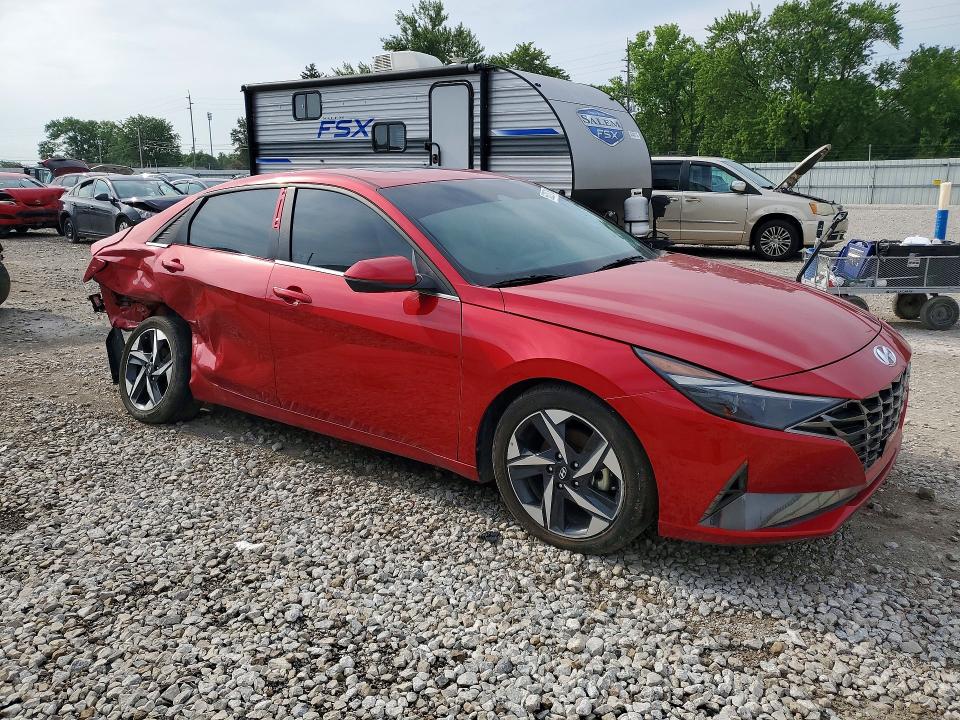 2023 Hyundai VIN 5NPLP4AG3PH119315 COPART salvage auction — REAR END, Oh - Certificate Of Title, sold $10,100 on 2026-07-28 (photo 4)