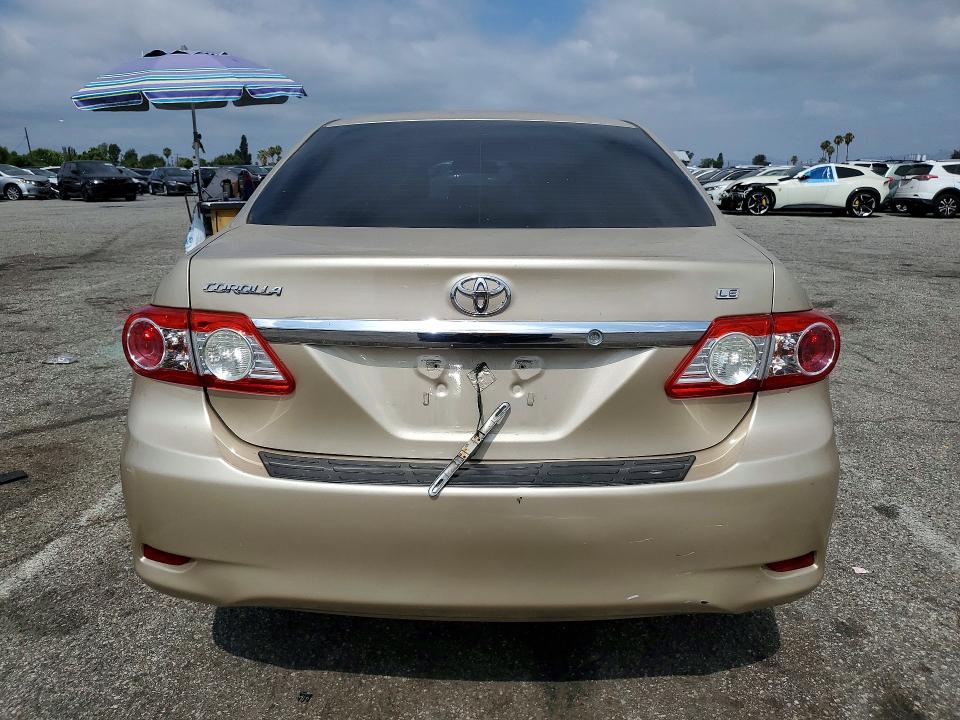2013 Toyota Corolla VIN 5YFBU4EE3DP106608 COPART salvage auction — FRONT END, Ca - Salvage Certificate, sold $2,700 on 2026-07-31 (photo 6)
