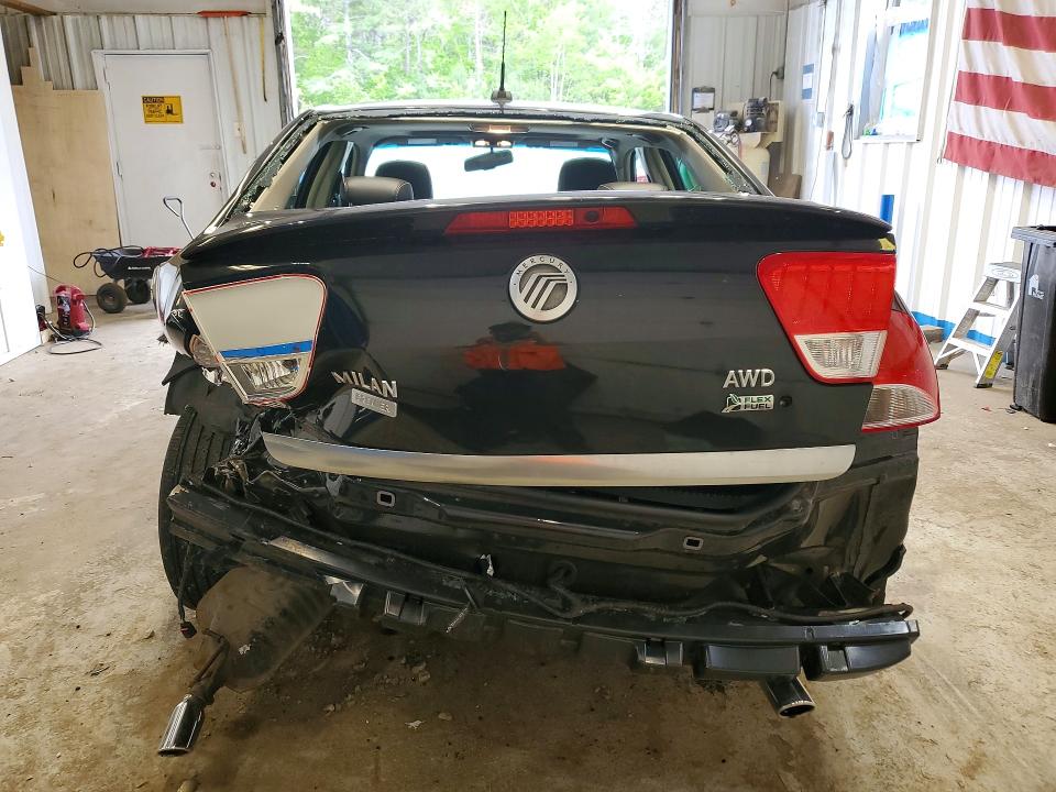2010 Mercury Milan VIN 3MEHM0CG8AR662182 COPART salvage auction — REAR END, Me - Cert Of Title-Salvage Collisio, sold $375 on 2026-07-02 (photo 6)