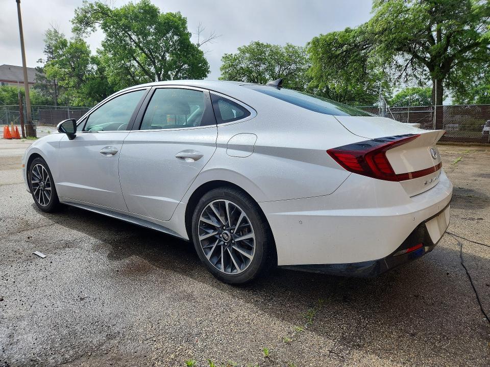 2023 Hyundai Sonata VIN KMHL34J27PA284366 COPART salvage auction — SIDE, Il - Salvage Certificate, sold $7,300 on 2026-07-15 (photo 2)