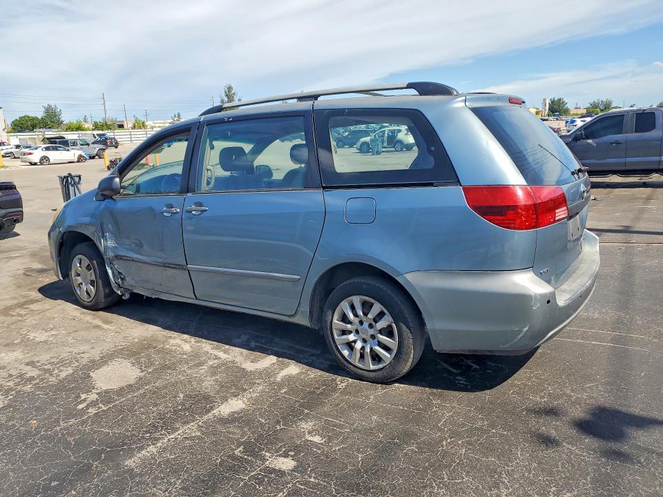 2005 Toyota Sienna VIN 5TDZA23C05S383853 COPART salvage auction — SIDE, Fl - Certificate Of Destruction, sold $500 on 2026-07-27 (photo 2)