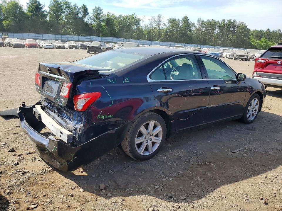 2008 Lexus ES VIN JTHBJ46G882262638 COPART salvage auction — REAR END, Md - Cert Of Salvage > 75% Damage, sold $1,900 on 2026-07-27 (photo 3)