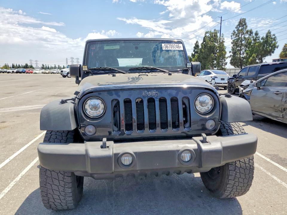 2017 Jeep Wrangler unlimited VIN 1C4BJWDG9HL549514 COPART salvage auction — REAR END, Ca - Salvage Certificate, sold $7,800 on 2026-07-30 (photo 5)