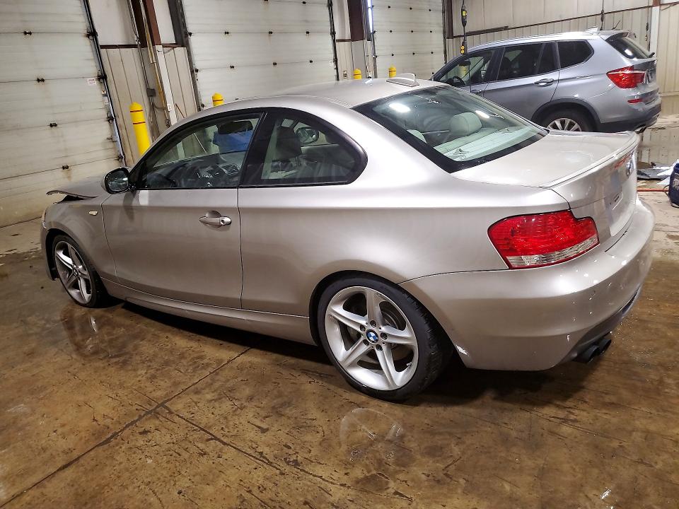 2011 BMW 1 series VIN WBAUC9C52BVM11407 COPART salvage auction — FRONT END, Pa - Certificate Of Salvage, sold $2,150 on 2026-07-24 (photo 2)