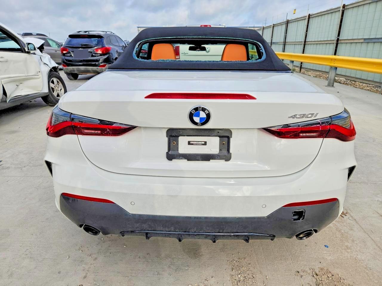2023 BMW 4 Series VIN WBA23AT06PCM95070 COPART salvage auction — Hail, TX - CERTIFICATE OF TITLE, sold $28,750 on 2026-08-14 (photo 6)