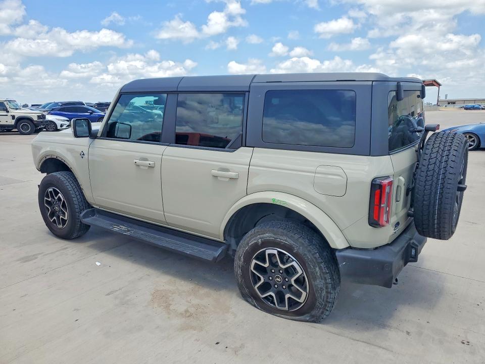 2025 Ford Bronco VIN 1FMDE8BH0SLA43741 COPART salvage auction — FRONT END, Tx - Salvage Vehicle Title, sold $20,800 on 2026-07-02 (photo 2)