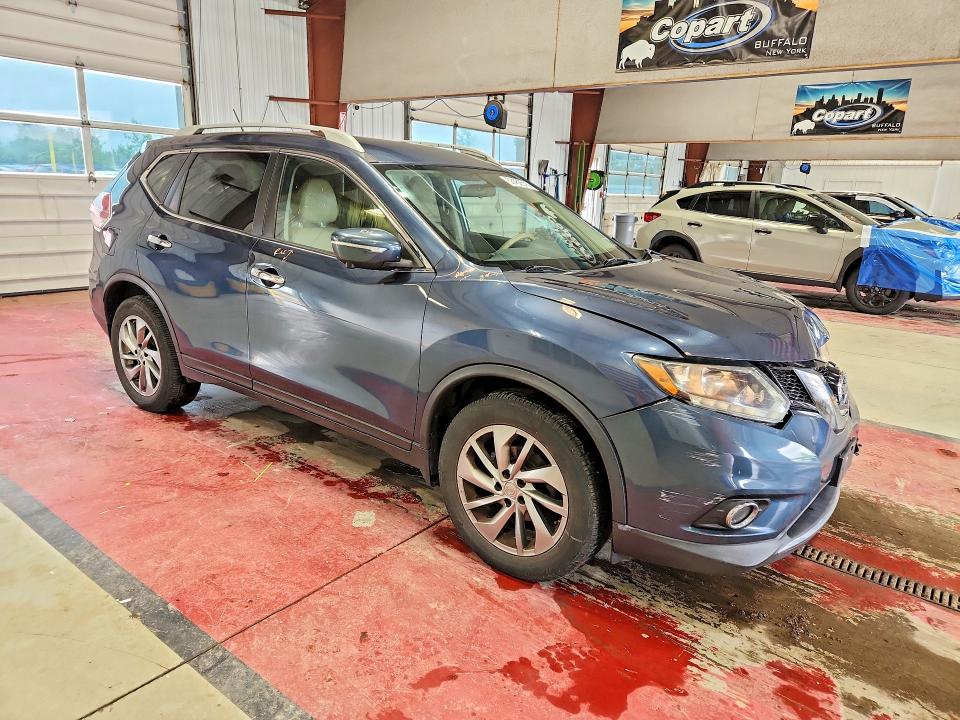 2014 Nissan VIN 5N1AT2MV5EC827653 COPART salvage auction — FRONT END, Ny - Mv-907A Salvage Certificate, sold $725 on 2026-07-06 (photo 4)