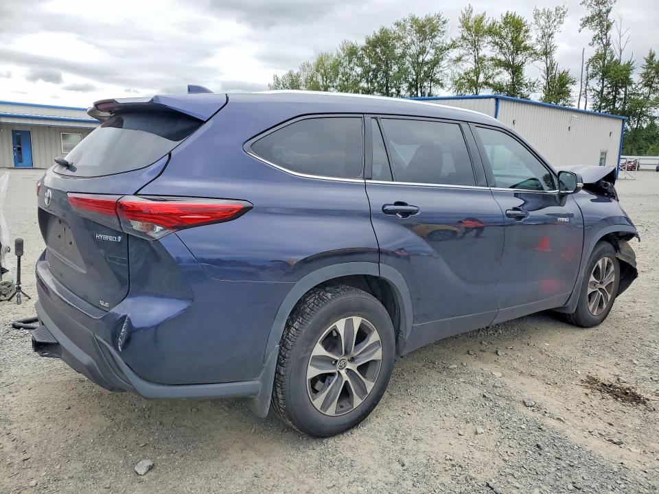 2021 Toyota Highlander VIN 5TDGBRCH3MS519139 COPART salvage auction — FRONT END, Wa - Bill Of Sale, sold $12,999 on 2026-07-27 (photo 3)
