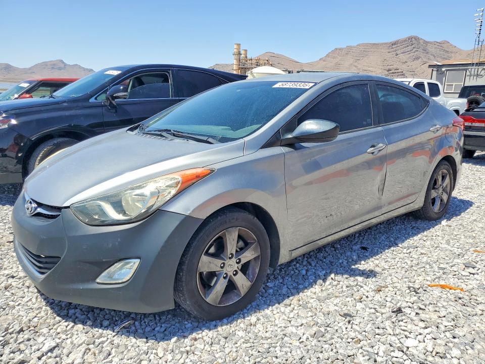 2012 Hyundai Elantra VIN KMHDH4AE7CU282285 COPART salvage auction — MECHANICAL, Nv - Certificate Of Title, sold $125 on 2026-07-08 (photo 1)