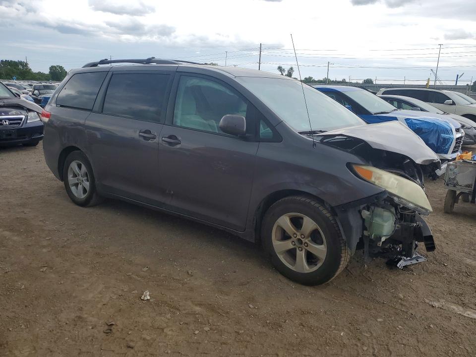 2012 Toyota VIN 5TDKK3DC2CS249250 COPART salvage auction — FRONT END, IA - CERT OF TITLE-SALVAGE TITLE, sold $800 on 2026-07-17 (photo 4)