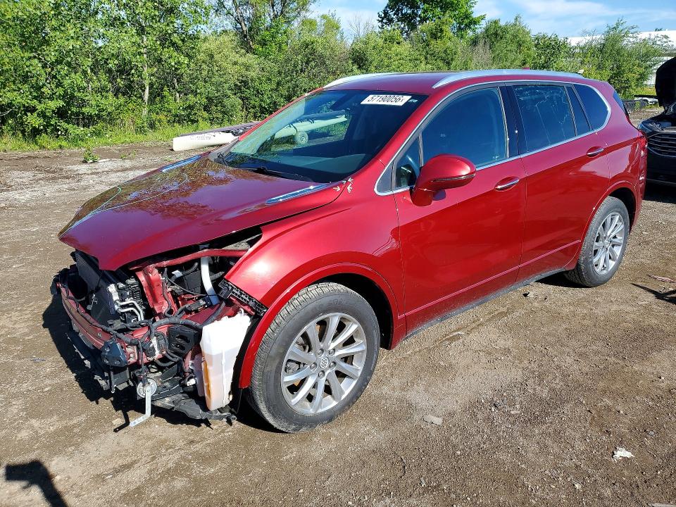 2019 Buick Envision VIN LRBFXCSA2KD108126 COPART salvage auction — FRONT END, Oh - Cert Of Title-Salvage, sold $375 on 2026-07-23 (photo 1)
