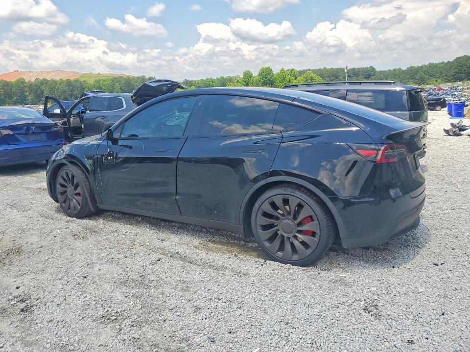 2023 Tesla Model y VIN 7SAYGDEF2PF764305 COPART salvage auction — FRONT END, Ga - Cert Of Title-Salvage, sold $700 on 2026-07-27 (photo 2)
