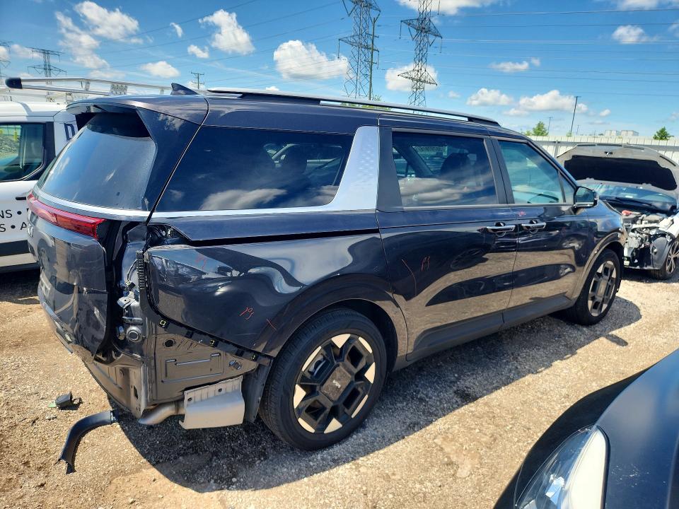 2025 Kia VIN KNDNC5K39S6458735 COPART salvage auction — FRONT END, Il - Salvage Certificate, sold $10,900 on 2026-07-30 (photo 3)