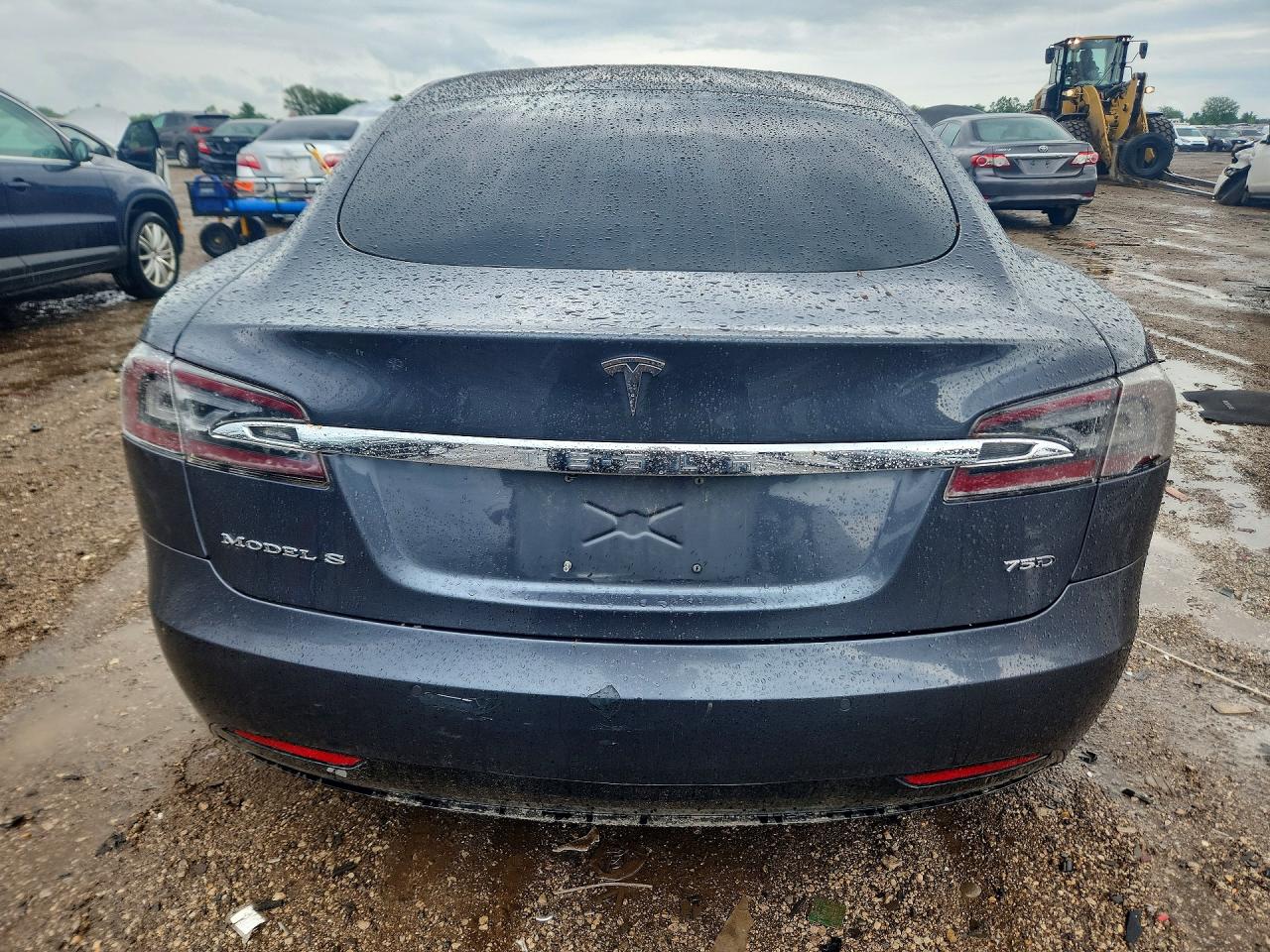 2018 Tesla Model S VIN 5YJSA1E22JF274549 COPART salvage auction — Front End, IL - SALVAGE CERTIFICATE, sold $3,350 on 2026-07-09 (photo 6)