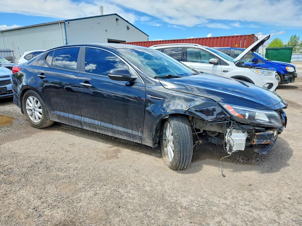 2014 Kia Optima VIN KNAGN4A73E5491349 COPART salvage auction — FRONT END, On - Permit No Brand - Unfit, sold $1,000 on 2026-07-07 (photo 4)