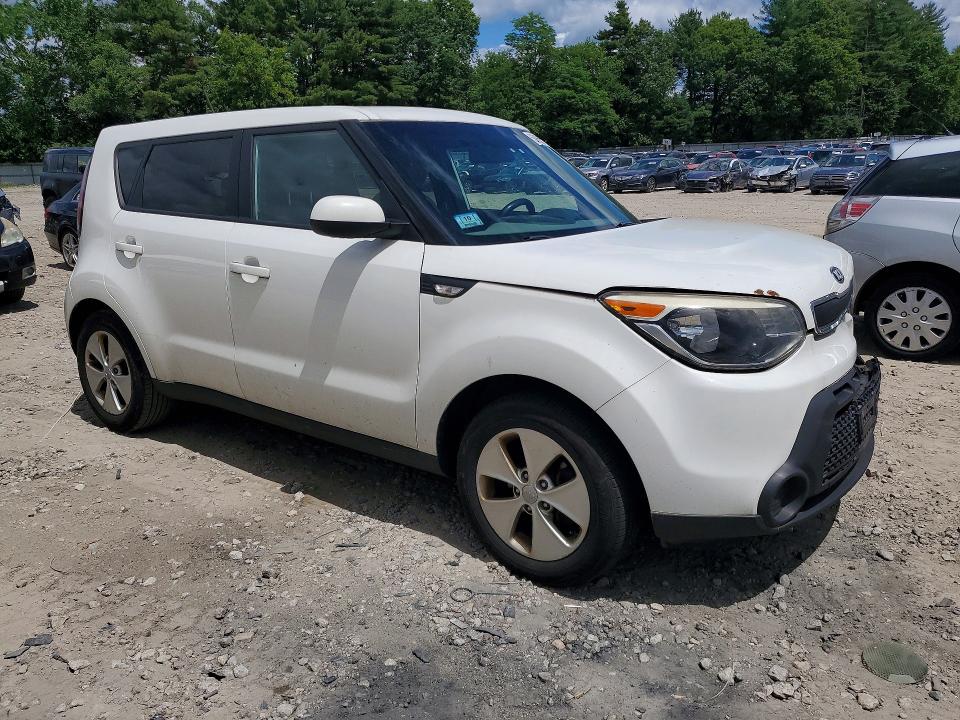 2014 Kia Soul VIN KNDJN2A26E7002299 COPART salvage auction — FRONT END, Ma - Cert Of Title-Reconstrctd Coll, sold $400 on 2026-07-20 (photo 4)