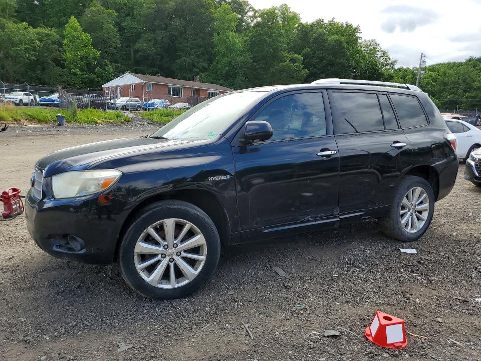 2008 Toyota Highlander VIN JTEEW41A282015100 COPART salvage auction — REAR END, Va - Certificate Of Title, sold $1,200 on 2026-07-02 (photo 1)