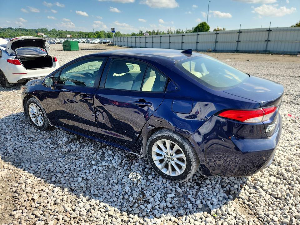 2020 Toyota Corolla VIN JTDHPRAE6LJ013976 COPART salvage auction — SIDE, Wv - Salvage Certificate, sold $5,600 on 2026-07-27 (photo 2)