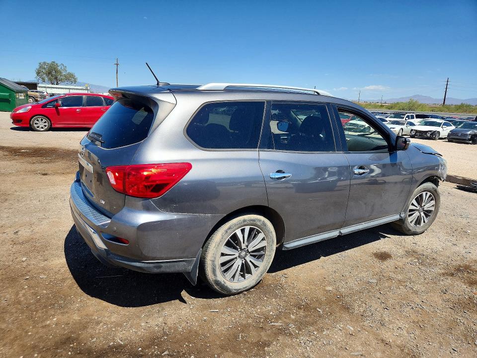 2017 Nissan Pathfinder VIN 5N1DR2MN6HC901985 COPART salvage auction — FRONT END, Az - Certificate Of Title, sold $450 on 2026-07-10 (photo 3)