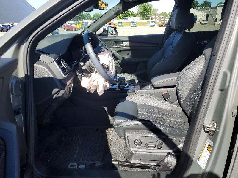 2023 Audi Q5 VIN WA1FAAFY0P2193673 COPART salvage auction — FRONT END, Nj - Cert Of Title-Salvage, sold $16,500 on 2026-07-17 (photo 7)