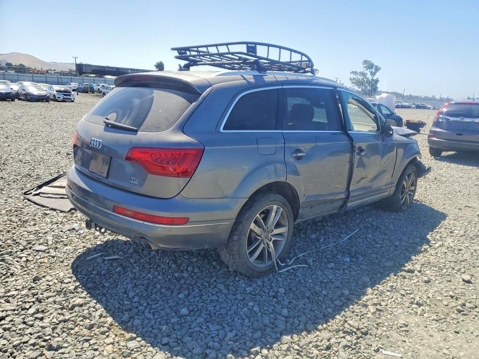 2012 Audi Q7 VIN WA1LMAFE1CD000381 COPART salvage auction — ALL OVER, CA - SALVAGE CERTIFICATE, sold $300 on 2026-07-23 (photo 3)