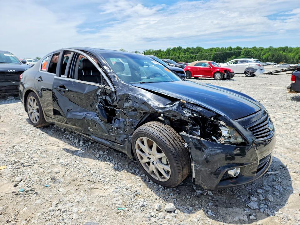 2011 Infiniti G VIN JN1CV6AP9BM303922 COPART salvage auction — FRONT END, Ga - Cert Of Title-Salvage, sold $1,050 on 2026-07-08 (photo 4)