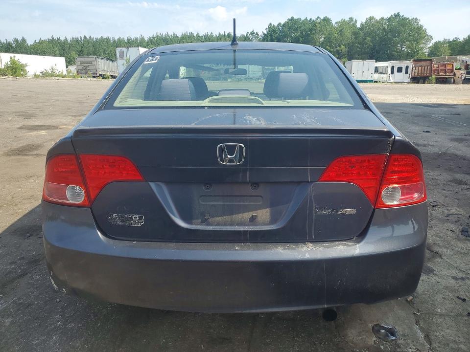 2008 Honda Civic hybrid VIN JHMFA36228S017611 COPART salvage auction — FRONT END, Sc - Certificate Of Title, sold $275 on 2026-07-10 (photo 6)
