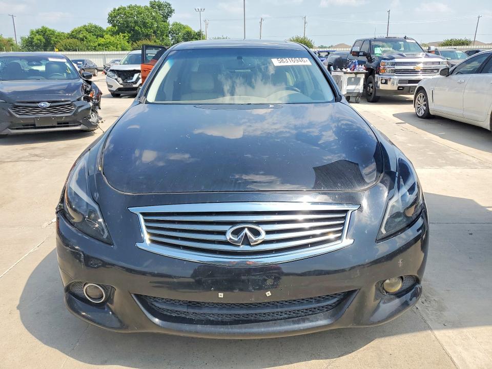 2013 Infiniti G VIN JN1CV6ARXDM750604 COPART salvage auction — REAR END, Wv - Salvage Certificate (P), sold $950 on 2026-07-11 (photo 5)