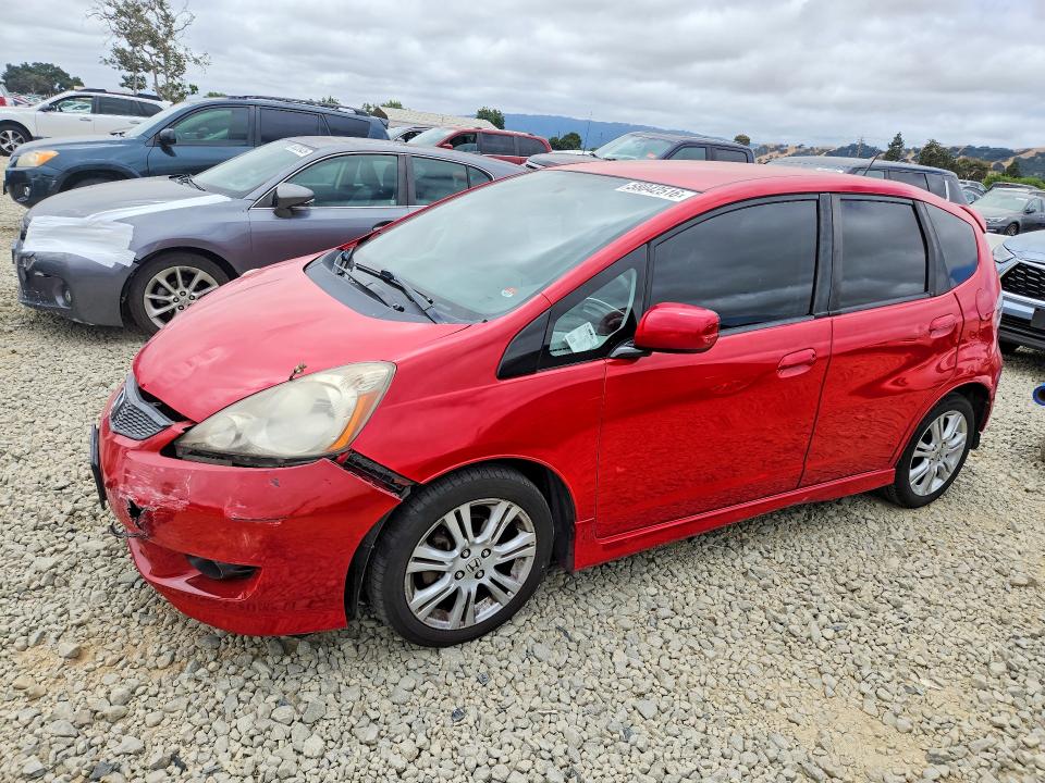 2011 Honda Fit VIN JHMGE8H57BS011405 COPART salvage auction — FRONT END, CA - SALVAGE CERTIFICATE, sold $500 on 2026-07-14 (photo 1)
