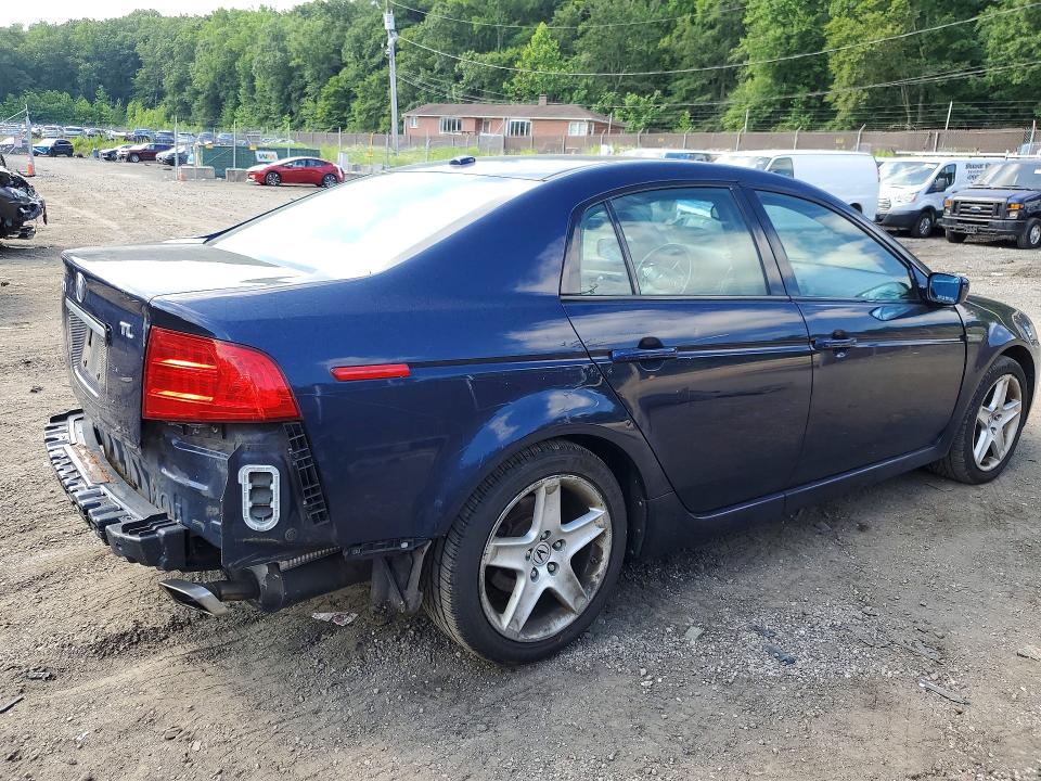 2006 Acura Tl VIN 19UUA66256A077400 COPART salvage auction — REAR END, Md - Cert Of Salvage > 75% Damage, sold $400 on 2026-07-09 (photo 3)