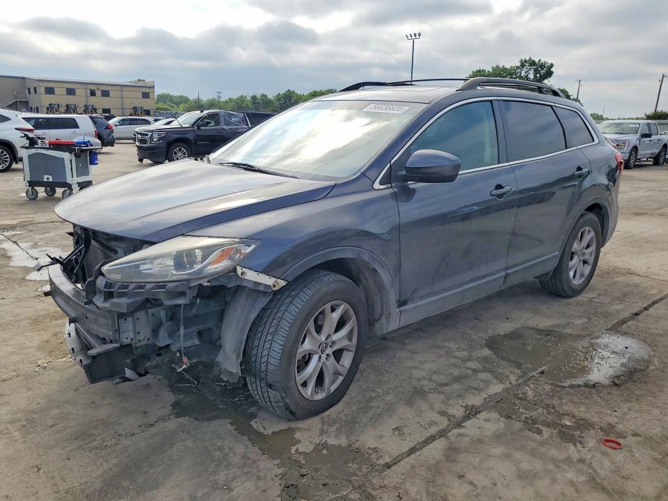 2014 Mazda Cx-9 VIN JM3TB3CA1E0445181 COPART salvage auction — FRONT END, Tx - Salvage Vehicle Title, sold $650 on 2026-07-23 (photo 1)