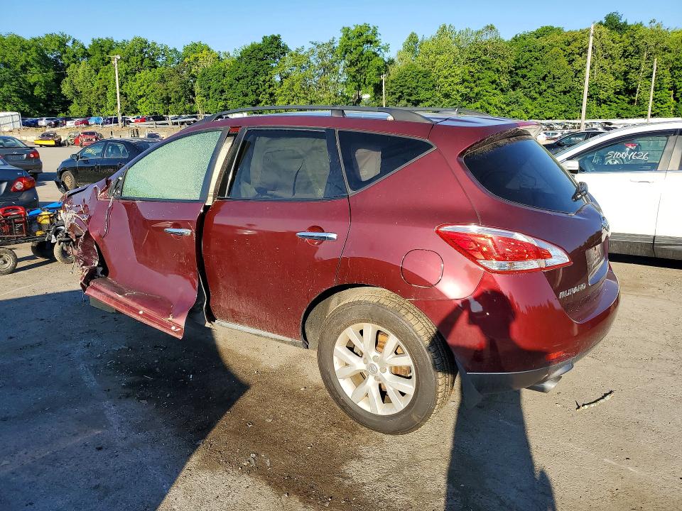 2012 Nissan VIN JN8AZ1MW8CW212388 COPART salvage auction — FRONT END, Ny - Mv-907A Salvage Certificate, sold $450 on 2026-07-14 (photo 2)
