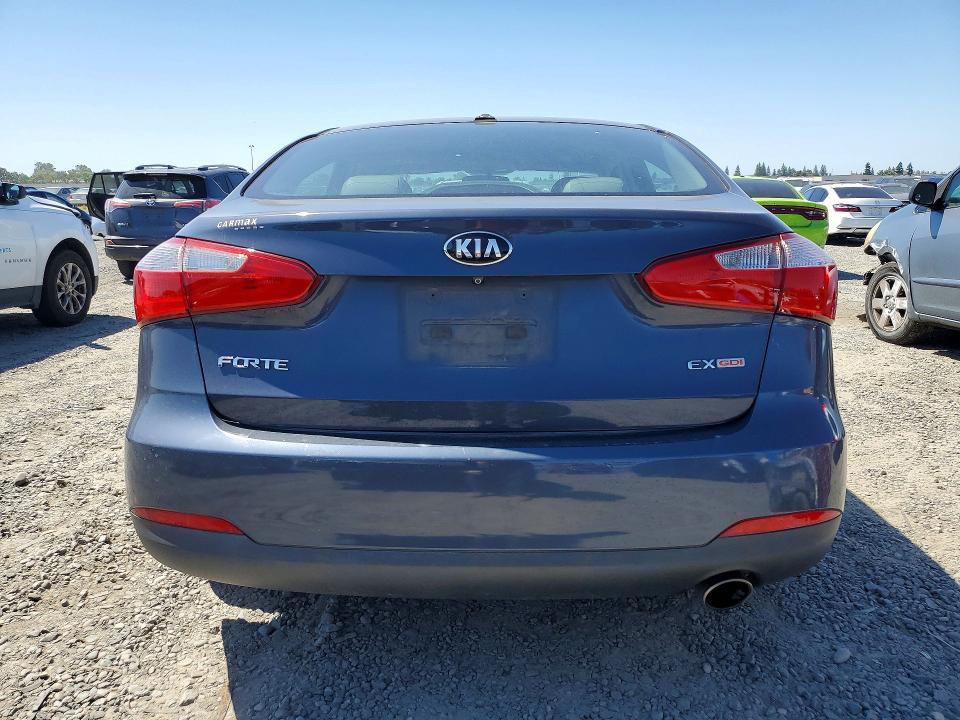 2015 Kia Forte VIN KNAFZ4A84F5282583 COPART salvage auction — SIDE, Ca - Salvage Certificate, sold $1,700 on 2026-07-07 (photo 6)