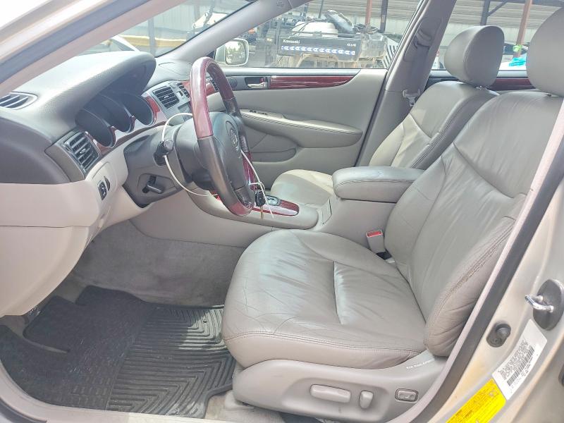 2002 Lexus ES VIN JTHBF30GX25030701 COPART salvage auction — FRONT END, Ms - Cert Of Title-Salvaged, sold $475 on 2026-07-17 (photo 7)