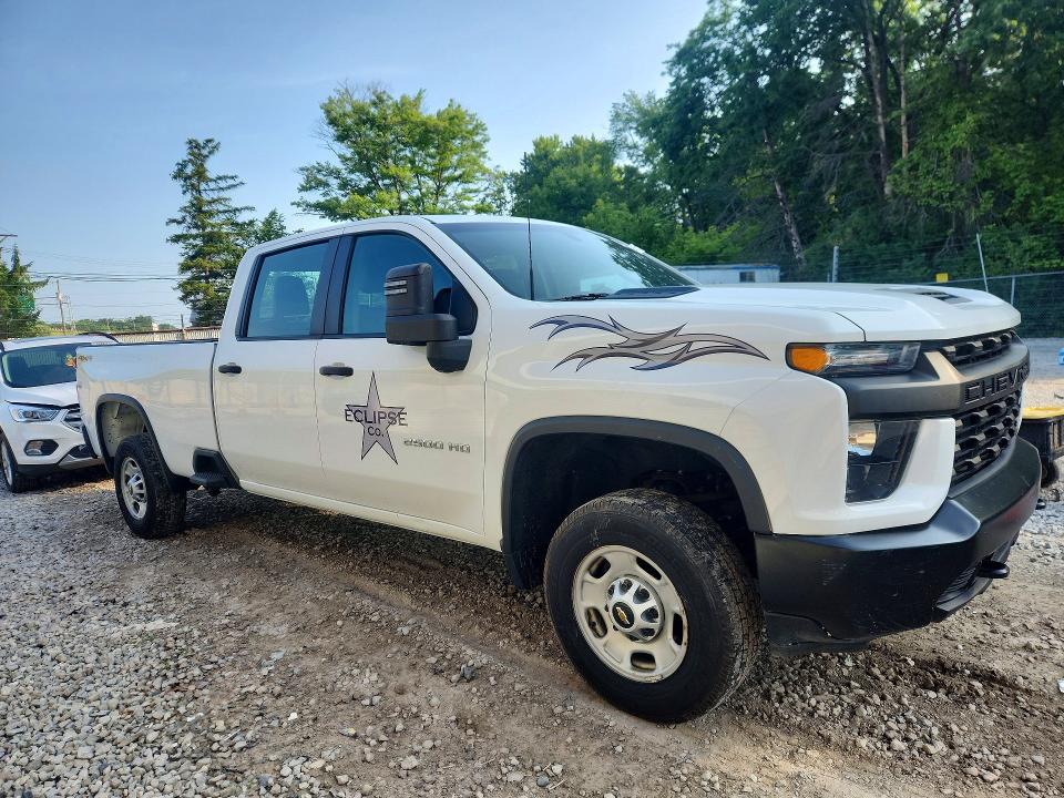 2023 Chevrolet Silverado VIN 1GC4YLE70PF192402 COPART salvage auction — HAIL, Oh - Cert Of Title-Salvage, sold $10,200 on 2026-07-29 (photo 4)