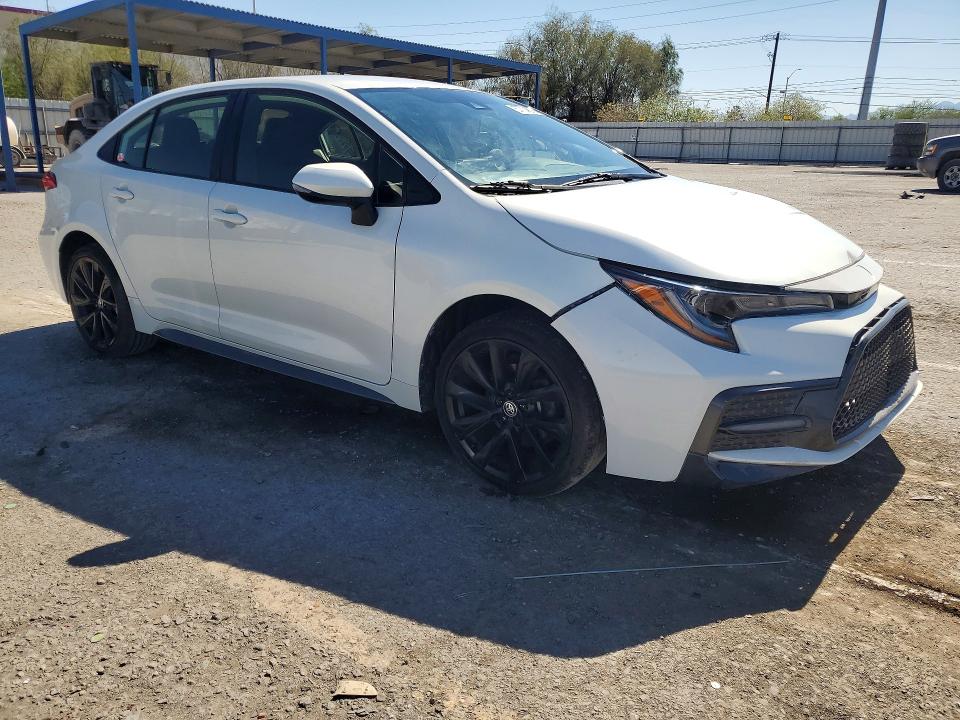 2021 Toyota Corolla VIN JTDS4MCE2MJ075701 COPART salvage auction — SIDE, Nv - Salvage Title, sold $6,300 on 2026-07-23 (photo 4)