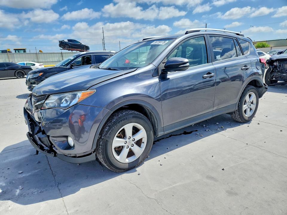 2013 Toyota Rav 4 VIN JTMWFREV8DD004376 COPART salvage auction — REAR END, Salvage Title, sold $225 on 2026-07-28 (photo 1)