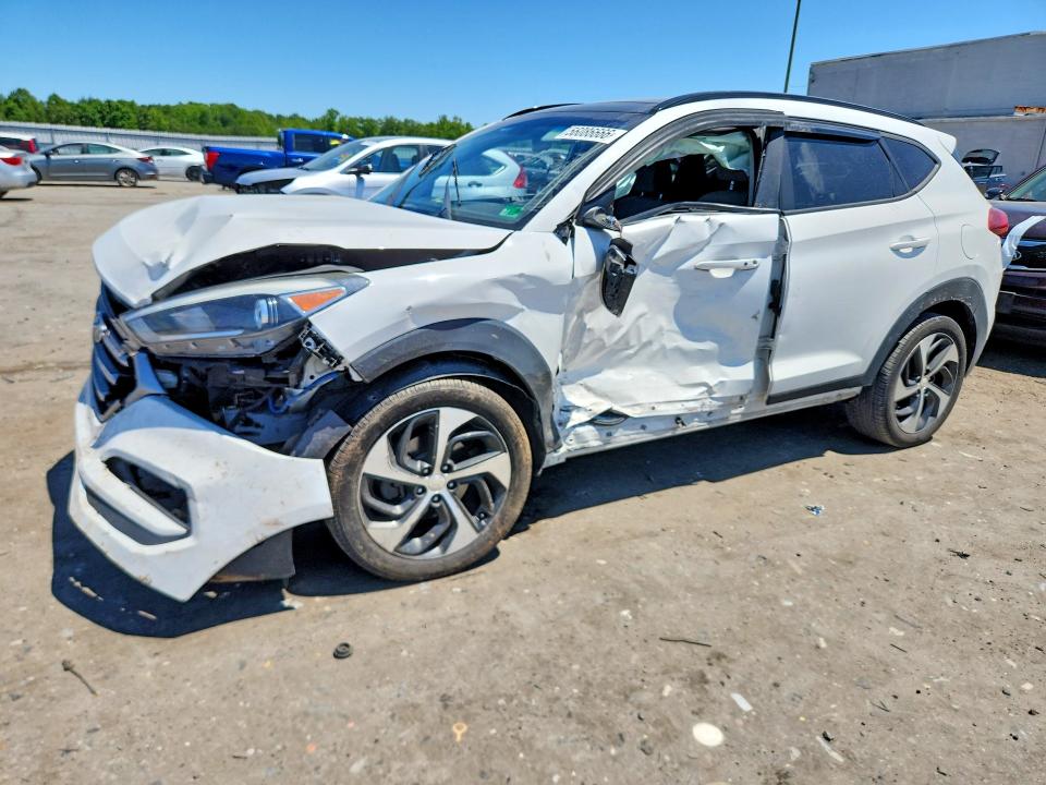 2018 Hyundai Tucson VIN KM8J33A23JU761639 COPART salvage auction — FRONT END, Va - Certificate Of Title, sold $2,200 on 2026-07-08 (photo 1)