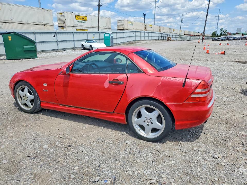 1999 Mercedes-benz Slk-class VIN WDBKK47F7XF098289 COPART salvage auction — HAIL, OH - CERTIFICATE OF TITLE, sold $475 on 2026-07-10 (photo 2)