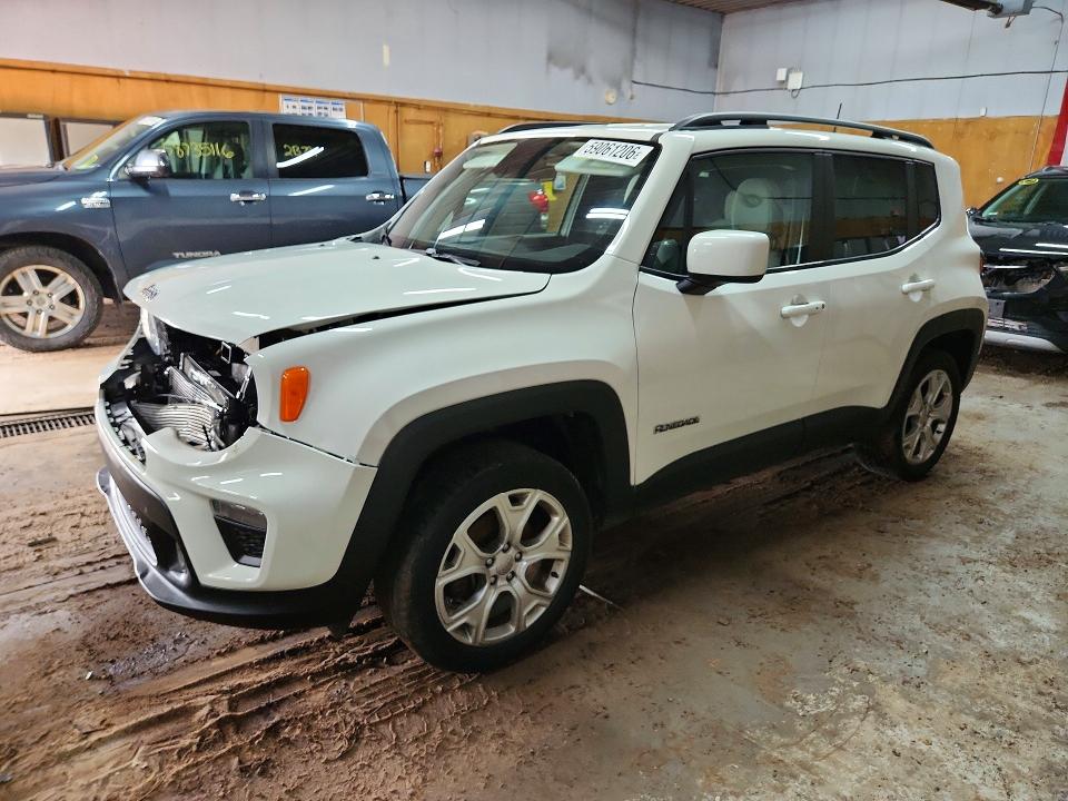 2019 Jeep Renegade VIN ZACNJBBB1KPJ78667 COPART salvage auction — FRONT END, Mi - Certificate Of Title, sold $2,300 on 2026-07-15 (photo 1)