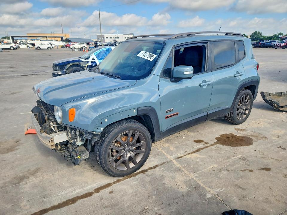2016 Jeep Renegade VIN ZACCJABT1GPE31474 COPART salvage auction — FRONT END, Mt - Certificate Of Title, sold $750 on 2026-07-30 (photo 1)
